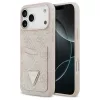 Case Guess 4G Double Card Triangle tok iPhone 17 Pro Max készülékhez rózsaszín