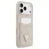 Case Guess 4G Double Card Triangle tok iPhone 17 Pro Max készülékhez rózsaszín