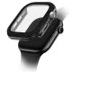 Edzett üveg tok UNIQ Voute Apple Watch Series 10/11 46mm készülékhez fekete