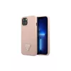 Guess GUHCP13SPSATLP iPhone 13 mini 5,4" készülékhez tok SaffianoTriangle Logo rózsaszín