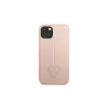 Guess GUHCP13SPSATLP iPhone 13 mini 5,4" készülékhez tok SaffianoTriangle Logo rózsaszín