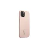 Guess GUHCP13SPSATLP iPhone 13 mini 5,4" készülékhez tok SaffianoTriangle Logo rózsaszín