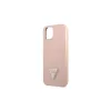 Guess GUHCP13SPSATLP iPhone 13 mini 5,4" készülékhez tok SaffianoTriangle Logo rózsaszín