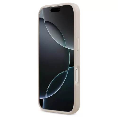 Guess 4G Double Card Triangle tok iPhone 17 Pro készülékhez rózsaszín