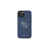 Guess GUHCP13SSA4GSBL iPhone 13 mini készülékhez 5,4 hüvelykes kemény tok Saffiano 4G Metal Logo kék
