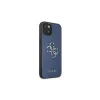 Guess GUHCP13SSA4GSBL iPhone 13 mini készülékhez 5,4 hüvelykes kemény tok Saffiano 4G Metal Logo kék