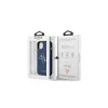 Guess GUHCP13SSA4GSBL iPhone 13 mini készülékhez 5,4 hüvelykes kemény tok Saffiano 4G Metal Logo kék