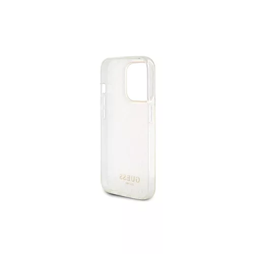 Guess GUHCP15XHDECMP iPhone 15 Pro Max 6.7" készülékhez kemény tok IML Faceted Mirror Disco Iridescent rózsaszín