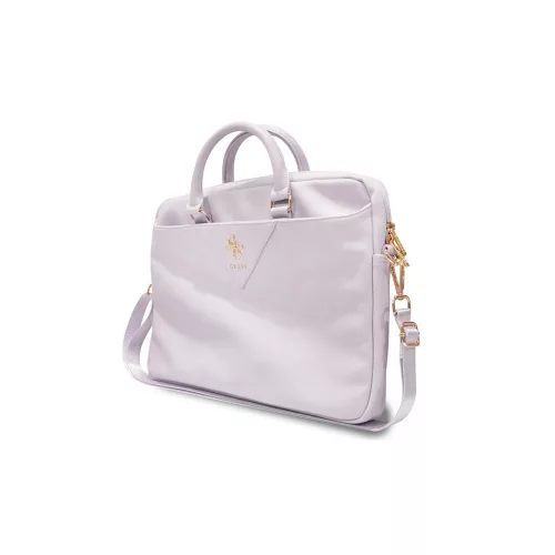 Guess táska GUCB15ZPGSTEGU 16" Triangle 4G lila