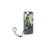 Guess GUHCP13SHFLSB iPhone 13 mini készülékhez kemény tok Flower Strap kék