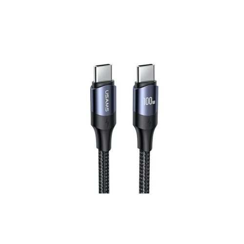 USAMS Hordozható töltő 80000mAh 130W 2C+3AQC3.0+PD Gyors Töltés STXLOGTC01 (US-CD196) + U-kábel fekete/fekete