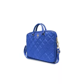 Guess táska GUCB15ZPSQSSGB 16" Quilted 4G kék