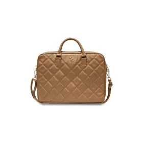 Guess táska GUCB15ZPSQSSGW 16" Quilted 4G barna