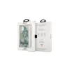 Guess GUHCP13SHFLSN iPhone 13 mini készülékhez 5,4 hüvelykes Flower Strap kemény tok zöld