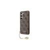 Guess GUHCS23MGF4GBR S23+ S916 készülékhez kemény tok 4G Charms Collection barna