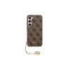 Guess GUHCS23MGF4GBR S23+ S916 készülékhez kemény tok 4G Charms Collection barna