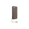 Guess GUHCS23MGF4GBR S23+ S916 készülékhez kemény tok 4G Charms Collection barna