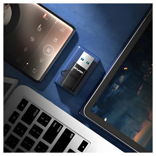 AWEI Adapter CL-13 USB-C/USB-A fekete