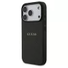 Guess Grained Ring MagSafe tok iPhone 17 Pro készülékhez fekete