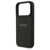 Guess Grained Ring MagSafe tok iPhone 17 Pro készülékhez fekete