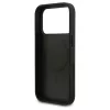 Guess Grained Ring MagSafe tok iPhone 17 Pro készülékhez fekete