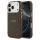 Case Guess Peony Hot Stamp tok MagSafe iPhone 17 Pro készülékhez barna