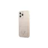 Guess GUHCP13XP4TPP iPhone 13 Pro Max 6,7 készülékhez kemény tok 4G Triangle Logo kártyatartó rózsaszín