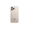 Guess GUHCP13XP4TPP iPhone 13 Pro Max 6,7 készülékhez kemény tok 4G Triangle Logo kártyatartó rózsaszín