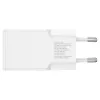 Fali töltő 4smarts PDPlug Slim Duos 20W GaN USB-C+USB-A + USB-C kábel 1.5m fehér