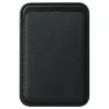 Mágneses pénztárca PITAKA Woven Wallet MagSafe telefonhoz fekete szürke