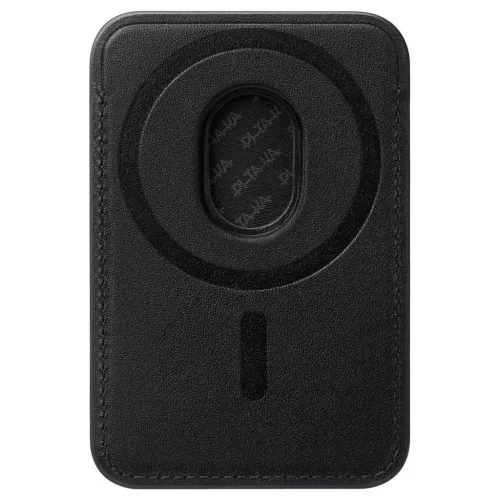 Mágneses pénztárca PITAKA Woven Wallet MagSafe telefonhoz fekete szürke