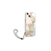 Guess GUHCP13SHFLSU iPhone 13 mini készülékhez 5,4" kemény tok Flower Strap lila