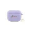Guess GUAP2LSCHSU AirPods Pro 2 (2022/2023) készülékhez tok Silicone Charm Heart Collection lila