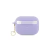 Guess GUAP2LSCHSU AirPods Pro 2 (2022/2023) készülékhez tok Silicone Charm Heart Collection lila