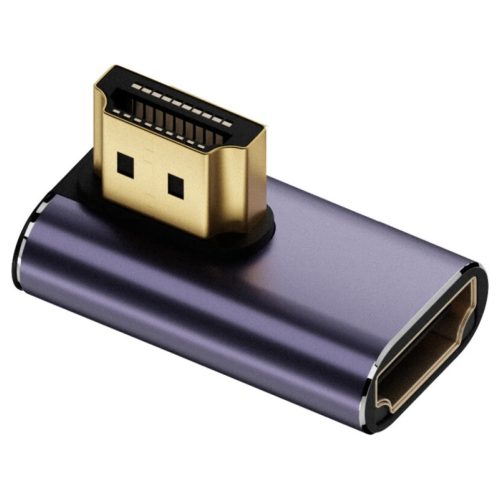 HDMI adapter készlet 4smarts 8K, 4 db – felfelé, lefelé, oldalsó, kábelcsatlakozó, szürke