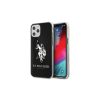 US Polo USHCP12MTPUHRBK iPhone 12/12 Pro 6,1" készülékhez tok Shiny Big Logo fekete