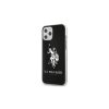 US Polo USHCP12MTPUHRBK iPhone 12/12 Pro 6,1" készülékhez tok Shiny Big Logo fekete