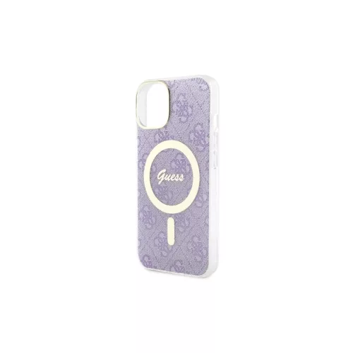 Guess GUHMP14SH4STU iPhone 14/15/13 6.1" készülékhez 4G MagSafe keménytok lila