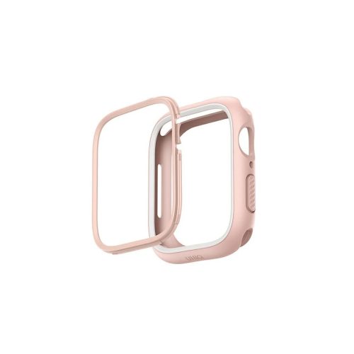 UNIQ Moduo Case Apple Watch Series 4/5/6/7/8/9/SE/SE2/SE3 44/45mm készülékhez tok rózsafehér