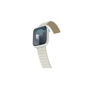   Araree Silicone Link Strap Apple Watch készülékhez 42/44/45/49mm – Meleg fehér-Khaki AR70-01907C