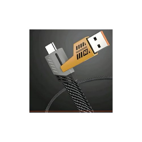 AWEI kábel CL-226 4in1 USB-C/Lightning/USB-A fekete 65W/27W