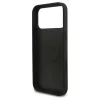 Guess Grained Ring MagSafe tok iPhone 17 Pro Max készülékhez fekete