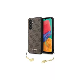   Guess GUHCS23FEGF4GBR S23 FE S711 készülékhez kemény tok 4G Charms Collection barna