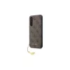Guess GUHCS23FEGF4GBR S23 FE S711 készülékhez kemény tok 4G Charms Collection barna