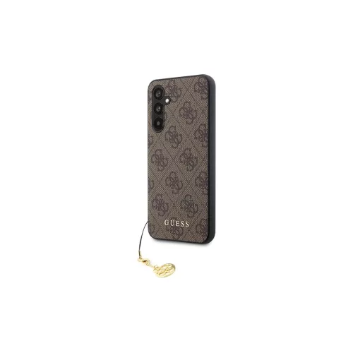 Guess GUHCS23FEGF4GBR S23 FE S711 készülékhez kemény tok 4G Charms Collection barna