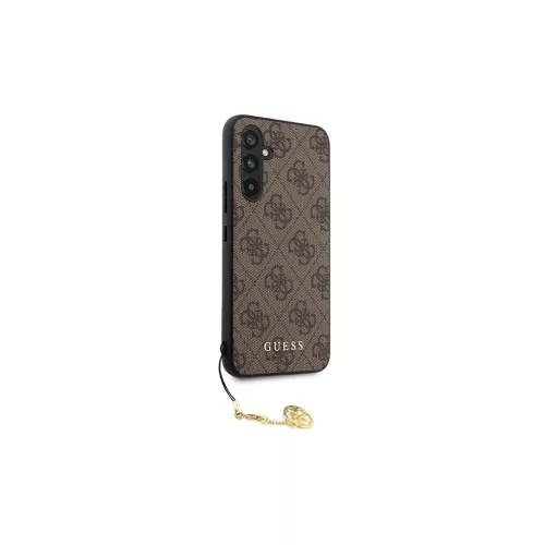 Guess GUHCS23FEGF4GBR S23 FE S711 készülékhez kemény tok 4G Charms Collection barna