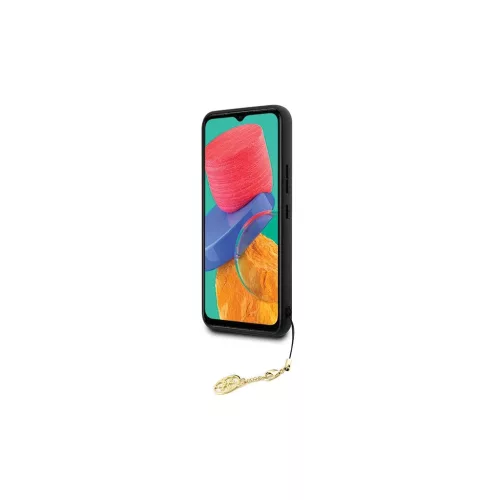 Guess GUHCS23FEGF4GBR S23 FE S711 készülékhez kemény tok 4G Charms Collection barna