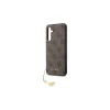 Guess GUHCS23FEGF4GBR S23 FE S711 készülékhez kemény tok 4G Charms Collection barna