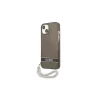 Guess GUHCP13SHTSGSK iPhone 13 mini készülékhez 5,4" kemény tok Translucent Stap fekete