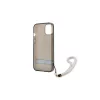 Guess GUHCP13SHTSGSK iPhone 13 mini készülékhez 5,4" kemény tok Translucent Stap fekete